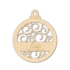Personalized Name First Christmas - Wood Ornament Personalized Name First Christmas - Wood Ornament