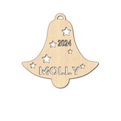 Personalized Name Christmas Bell - Wood Ornament Personalized Name Christmas Bell - Wood Ornament