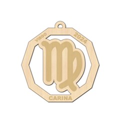 Personalized Zodiac Sign Virgo - Wood Ornament Personalized Zodiac Sign Virgo - Wood Ornament