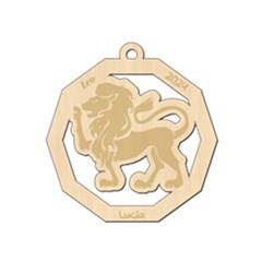 Personalized Zodiac Facts Leo - Wood Ornament Personalized Zodiac Facts Leo - Wood Ornament