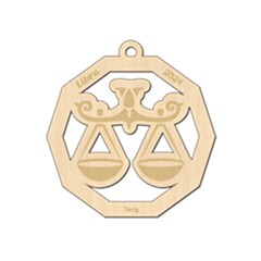 Personalized Zodiac Facts Libra - Wood Ornament Personalized Zodiac Facts Libra - Wood Ornament