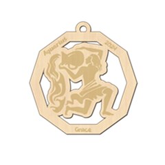 Personalized Zodiac Facts Aquarius - Wood Ornament Personalized Zodiac Facts Aquarius - Wood Ornament