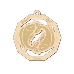 Personalized Zodiac Facts Pisces - Wood Ornament Personalized Zodiac Facts Pisces - Wood Ornament
