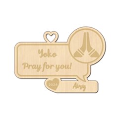 Personalized Emoji Cool Happy Pray For You - Wood Ornament Personalized Emoji Cool Happy Pray For You - Wood Ornament