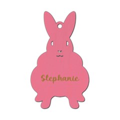 Personalized Easter Bunny Name 3 - Wood Ornament Personalized Easter Bunny Name 3 - Wood Ornament