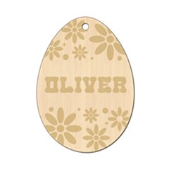 Personalized Easter Basket Tag Name 3 - Wood Ornament Personalized Easter Basket Tag Name 3 - Wood Ornament