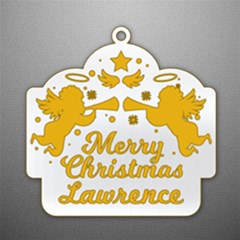 Personalized Angel Merry Christmas - Acrylic Ornament Personalized Angel Merry Christmas - Acrylic Ornament