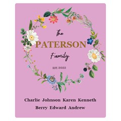Personalized Family Blanket