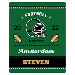 Personalized Football blanket - 60  x 50  Premium Plush Fleece Blanket (Medium)