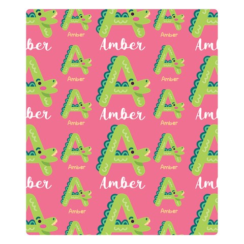 Personalized Alphabet Name By Joe 50 x40  Blanket Front