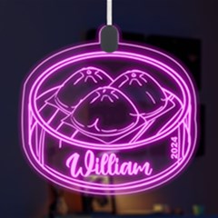 Personalized Name Food Dim Sam - LED Acrylic Ornament Personalized Name Food Dim Sam - LED Acrylic Ornament
