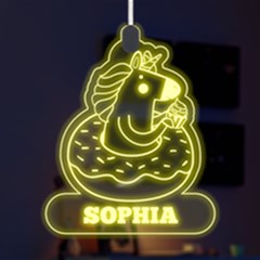 Personalized Unicorn Name - LED Acrylic Ornament Personalized Unicorn Name - LED Acrylic Ornament