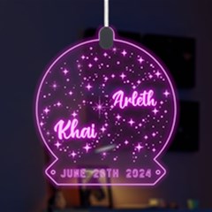 Personalized Name Star Heart In Night Sky