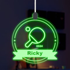 Personalized Sport Theme Table Tennis - LED Acrylic Ornament Personalized Sport Theme Table Tennis - LED Acrylic Ornament