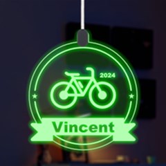 Personalized Sport Theme Bicycle - LED Acrylic Ornament Personalized Sport Theme Bicycle - LED Acrylic Ornament