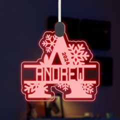 Personalized Alphabet A Name - LED Acrylic Ornament Personalized Alphabet A Name - LED Acrylic Ornament