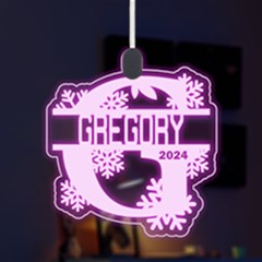 Personalized Alphabet G Name - LED Acrylic Ornament Personalized Alphabet G Name - LED Acrylic Ornament