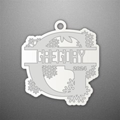 Personalized Alphabet G Name - Acrylic Ornament Personalized Alphabet G Name - Acrylic Ornament