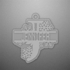 Personalized Alphabet J Name - Acrylic Ornament Personalized Alphabet J Name - Acrylic Ornament