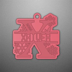 Personalized Alphabet X Name - Acrylic Ornament Personalized Alphabet X Name - Acrylic Ornament
