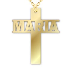 Personalized Jesus Cross Name - 925 Sterling Silver Name Pendant Necklace Personalized Jesus Cross Name - 925 Sterling Silver Name Pendant Necklace
