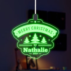 Personalized Xmas Tree Sign - LED Acrylic Ornament