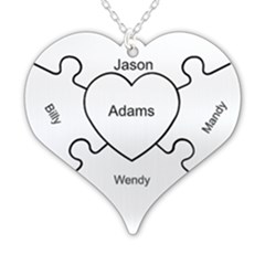 Personalized Puzzle Heart