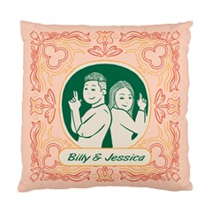 Personalized Name Couple (5 styles) - Standard Cushion Case (One Side) Personalized Name Couple (5 styles) - Standard Cushion Case (One Side)