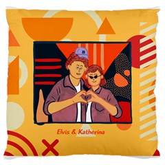 Couple Heart (5 styles) - Large Cushion Case (One Side) Couple Heart (5 styles) - Large Cushion Case (One Side)
