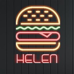 Personalized Burger Name - Neon Signs and Lights Personalized Burger Name - Neon Signs and Lights
