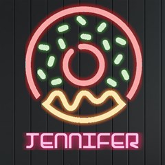 Personalized Dount Name - Neon Signs and Lights Personalized Dount Name - Neon Signs and Lights
