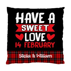 Personlized Valentine Plaid Pattern Cushion (5 styles) - Standard Cushion Case (One Side) Personlized Valentine Plaid Pattern Cushion (5 styles) - Standard Cushion Case (One Side)