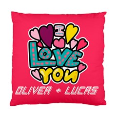 Personalized I LOVE U (5 styles) - Standard Cushion Case (One Side) Personalized I LOVE U (5 styles) - Standard Cushion Case (One Side)