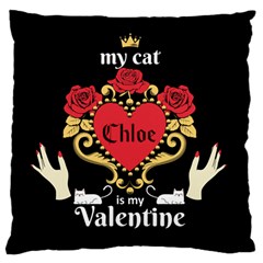 Personalized Cat Valentines (5 styles) - Large Cushion Case (One Side) Personalized Cat Valentines (5 styles) - Large Cushion Case (One Side)