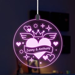 Valentines Fly Heart With Wings