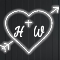 Personalized Heart Devil Angel Initial - Neon Signs and Lights Personalized Heart Devil Angel Initial - Neon Signs and Lights