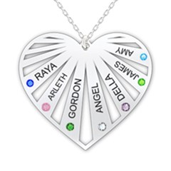 Personalized Name 7 Members Family Tree Heart Love