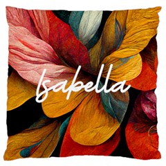 Personalized Spring Floral Name (5 styles) - Large Cushion Case (One Side) Personalized Spring Floral Name (5 styles) - Large Cushion Case (One Side)