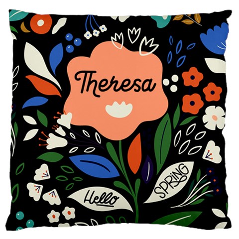 Personalized Hello Spring Floral Pattern Name By Joe Front