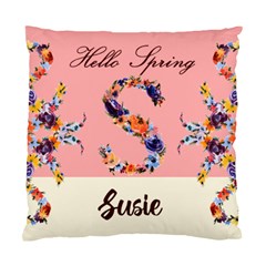 Personalized Spring Easter Floral Initial Name (5 styles) - Standard Cushion Case (One Side) Personalized Spring Easter Floral Initial Name (5 styles) - Standard Cushion Case (One Side)