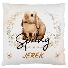Personalized Easter Vintage Rabbit Illustration Name (5 styles) - Large Cushion Case (One Side) Personalized Easter Vintage Rabbit Illustration Name (5 styles) - Large Cushion Case (One Side)