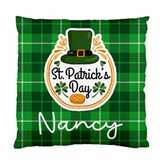 Personalized St Patricks Day Pattern Name (5 styles) - Standard Cushion Case (One Side) Personalized St Patricks Day Pattern Name (5 styles) - Standard Cushion Case (One Side)