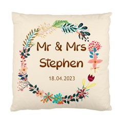 Personalized Wedding Name - Standard Cushion Case (One Side) Personalized Wedding Name - Standard Cushion Case (One Side)