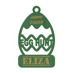 Personalized Name Easter Egg Basket Shape - Wood Ornament Personalized Name Easter Egg Basket Shape - Wood Ornament