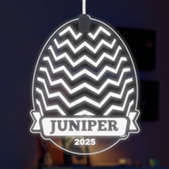 Personalized Name Easter Pattern - LED Acrylic Ornament Personalized Name Easter Pattern - LED Acrylic Ornament