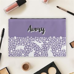 Personalized Name Easter Bunny - Cosmetic Bag (Large)