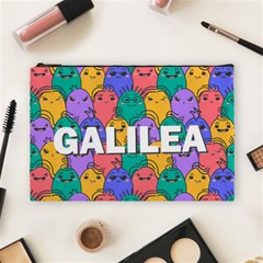 Personalized Name Lovely Easter Eggs with Face - Cosmetic Bag (Large)