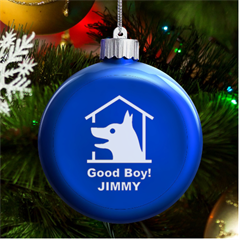LED Glass Round Ornament