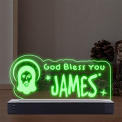 Personalized Name God Bless You - LED Acrylic Message Display Personalized Name God Bless You - LED Acrylic Message Display