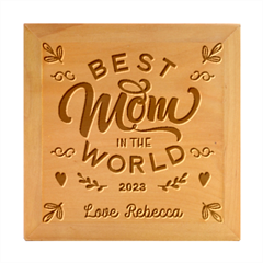 Personalized Best Mom In The World Name